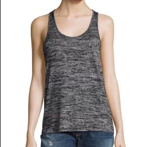 Rag & Bone Scoop Neck Tank in Black Heather